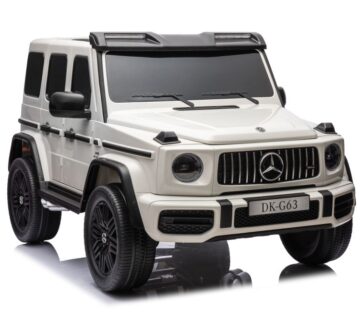 Licencirani auto na akumulator Mercedes G63 XXL 4x4 - dvosjed - bijeli - cover