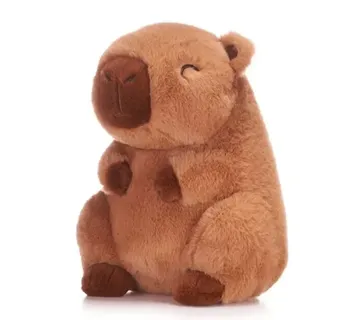 Capybara ‘Sitting’ plišana igračka 22cm, smeđa - cover