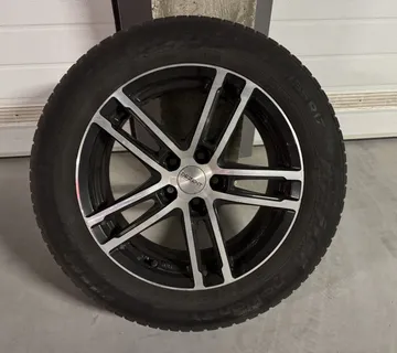 Alu felge 17'' rupe 5x108, 4 kom. Ford Kuga 235/55 R17 - cover