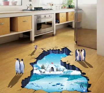 3D Wall sticker Sjeverni pol dimenzije 90x60 cm - cover