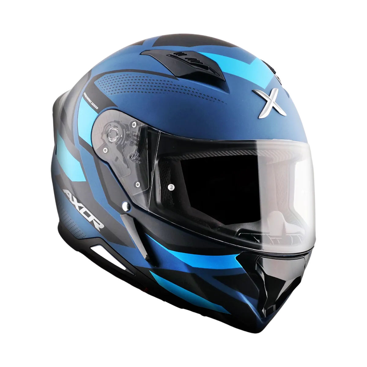 Kaciga AXOR HUNTER CORNET mat tamnoplava/plava - cover