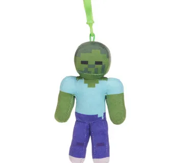 Plišani privjesak Minecraft Zombie 15cm - cover