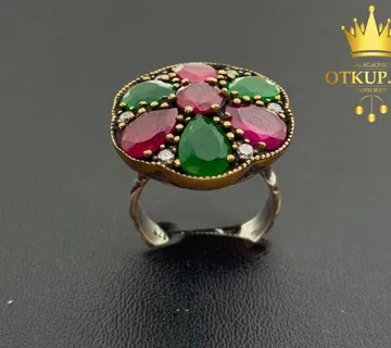 VINTAGE SREBRNI PRSTEN 9.86G .925 / R1, RATE !! - cover