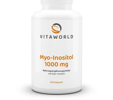 Mio-inozitol 1000 mg kapsule, Vita World, 120 kom. - cover