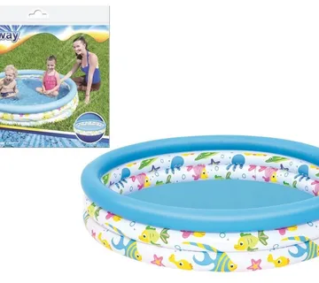 Bazen na napuhavanje Fish 122 x 25 cm Bestway 51009 - cover