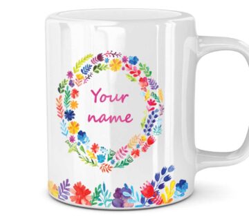 Šalica Floral custom name - SA096 - cover
