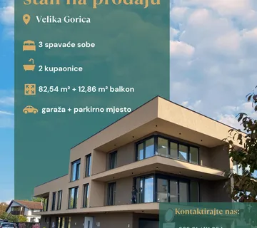 Velika Gorica. Novogradnja Četverosobni stan - cover