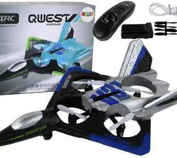 Airplane Fighter R/C Silver Blue - cover