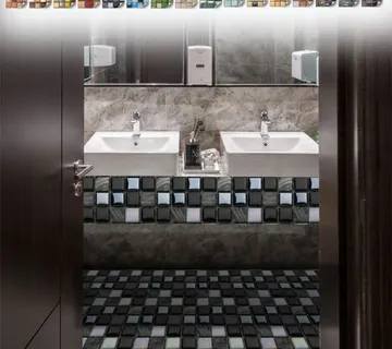 (10komada paket) 3D zidne PVC mozaik panel pločice - samoljepljive vod - cover