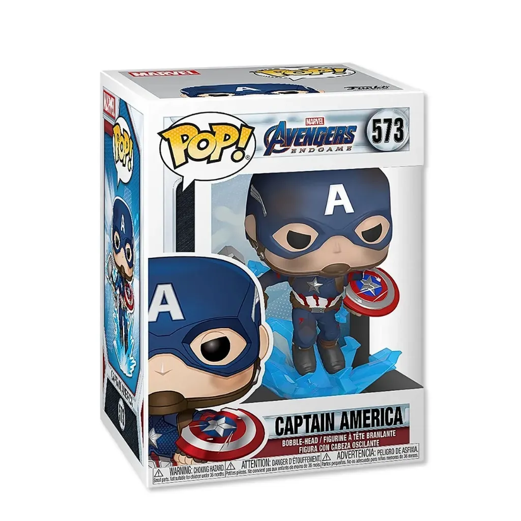Funko Pop! Marvel: Avengers – Captain America with Mjolnir #573 - cover