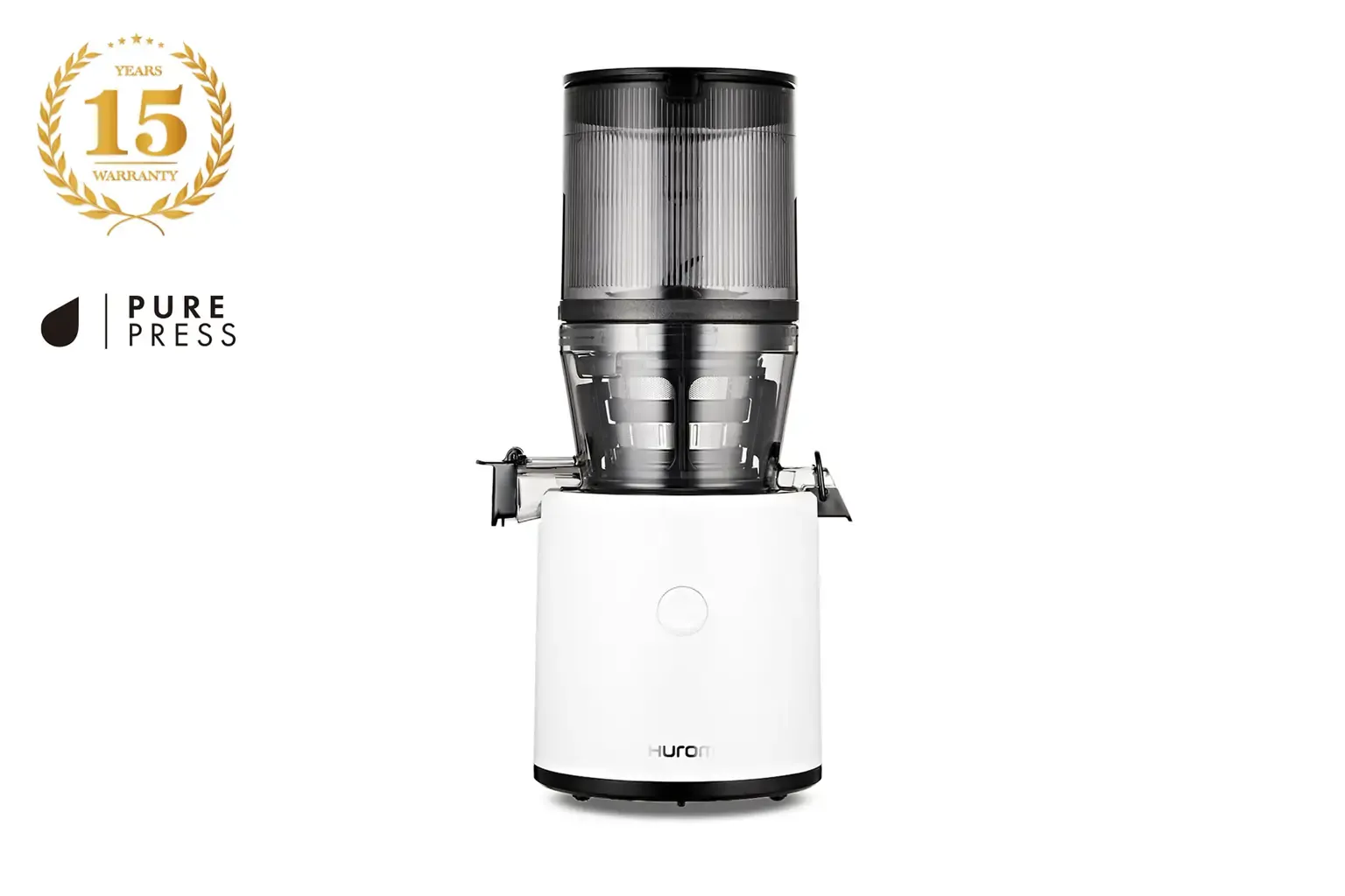 Sokovnik HUROM H-320N bijeli - hladno prešanje - cover