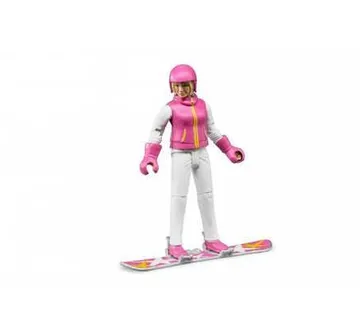 Bruder figurica žena sa snowboardom - cover
