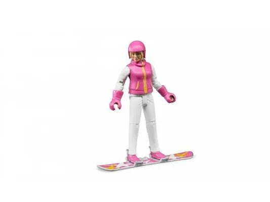 Bruder figurica žena sa snowboardom - cover