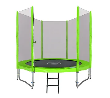 Trampolin 8FT 244cm  -zeleni - cover