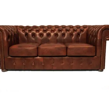 Chesterfield Trosjed Class Leather | 3-sjedišta - cover