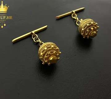 ZLATNE MANŽETE 6.59G 14K ŠIBENSKI BOTUNI / R1, RATE !! - cover