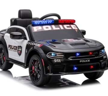 Licencirani policijski auto na akumulator Dodge Charger - crni - cover