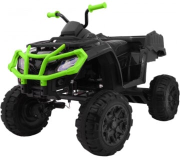 Quad na akumulator XL ATV - crno/zeleni - cover