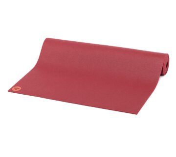 Bodhi Yoga Bodhi Rishikesh Premium 60 XL joga prostirka s trakama 200 x 60 cm x 4,5 mm Boja: crvena - cover