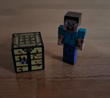 Steve i Crafting table figurice 2014 - Minecraft - Split