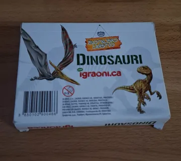 Dinosauri Životinjsko carstvo karte - Split