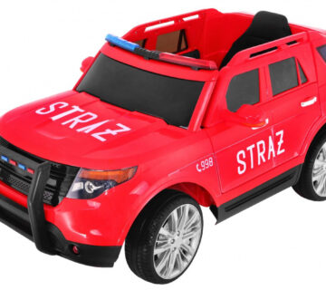 Auto na akumulator SUV Fire Truck - crveni - cover