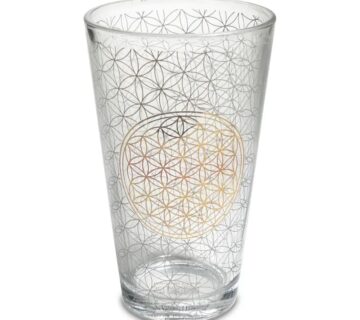 Phoenix Import Staklena čaša za piće Cvijet života 480 ml - cover