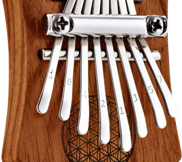 MEINL Sonic Energy udaraljke 8-tonska Mini Kalimba crveno zebra drvo 7 x 5 cm Vrsta: Cvijet života - cover