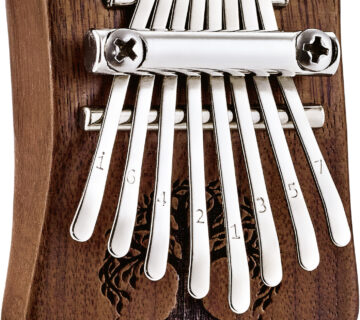 MEINL Sonic Energy udaraljke 8-tonska Mini Kalimba crveno zebra drvo 7 x 5 cm Vrsta: Drvo života - cover