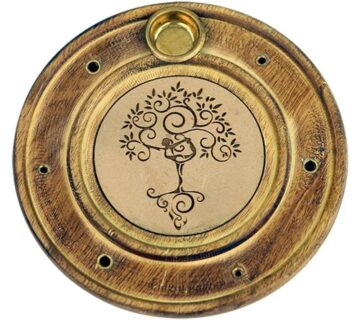 Phoenix Import Phoenix stalak za mirisne štapiće raznih debljina, okrugli, drvo 9,5 cm Vrsta: Ganesha - cover
