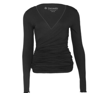 Bodhi Yamadhi Bodhi Yoga Yamadhi Wrap Jacket majica crne boje Veličina: L - cover