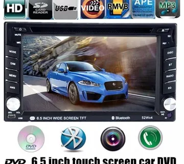 2din auto radio CD / DVD / Bluetooth USB AUX Mp3 PARKING KAMERA - cover