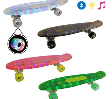 Skateboard 3u1 bluetooth, muzika, LED - cover