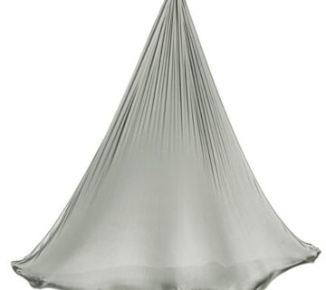 Aerialsilks Aerial Yoga AIR mreža i karabiner set za Fly i Aerial jogu - 6 m Boja: siva - cover