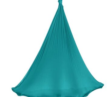 Aerialsilks Aerial Yoga AIR mreža i karabiner set za Fly i Aerial jogu - 6 m Boja: tirkizna - cover