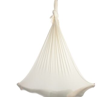 Aerialsilks Aerial Yoga Natura Yoga Hammock set mreža za Fly jogu i Aerial jogu - 4 m Boja: bijela - cover