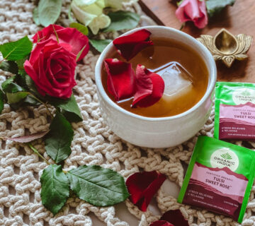 Organic India Tulsi Sweet Rose čaj za smirenje, stres, opuštanje 25 vrećica (25 x 1,6 g) - cover