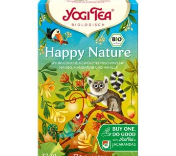 Yogi Tea Happy Nature organski ajurvedski čaj, voće, začini 17 x 1,9 g - cover