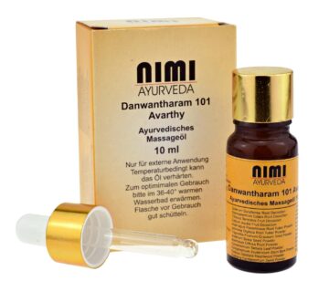 Nimi Ayurveda Danwantharam 101 Avarthy Ajurvedsko ulje za masažu za Vata disbalans 10 ml. - cover