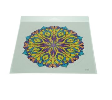 Slnečná mandala Solarna naljepnica Mandala Cvijet - Sunčev pečat Promjer: 17 cm - cover