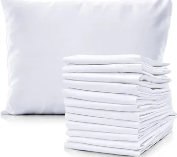 Bijele pamučne jastučnice 4 komada 50x70cm / 60x80cm - cover