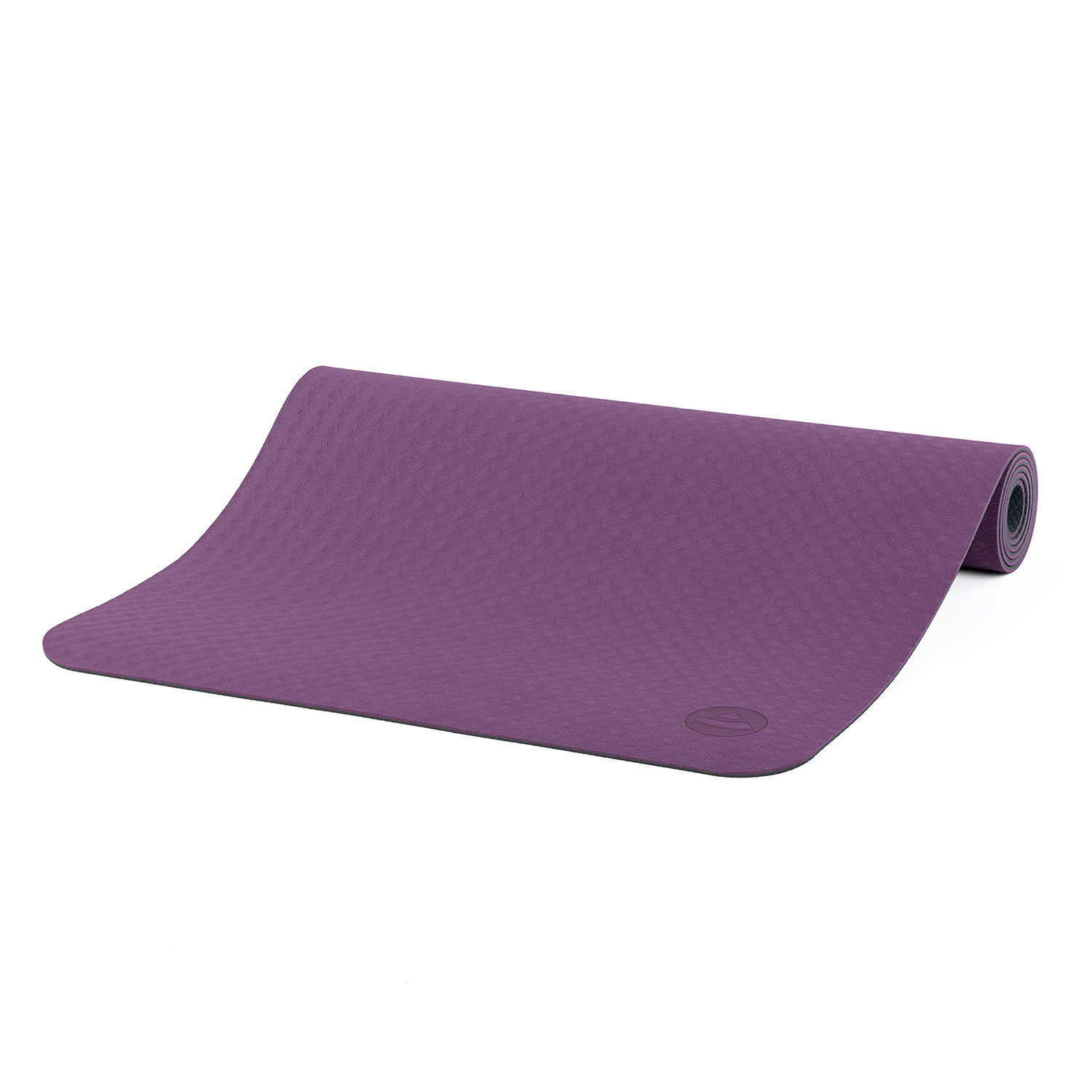 23049-4_887pur-yoga-meditation-pilates-yogamatte-flow-lila-halb-gerollt