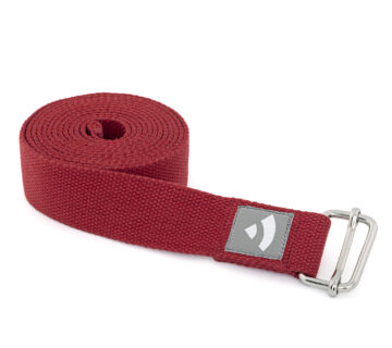Bodhi Yoga Joga remen ASANA BELT s kliznom kopčom 250 cm Boja: crvena - cover