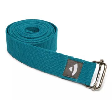 Bodhi Yoga Joga remen ASANA BELT s kliznom kopčom 250 cm Boja: petrolej - cover
