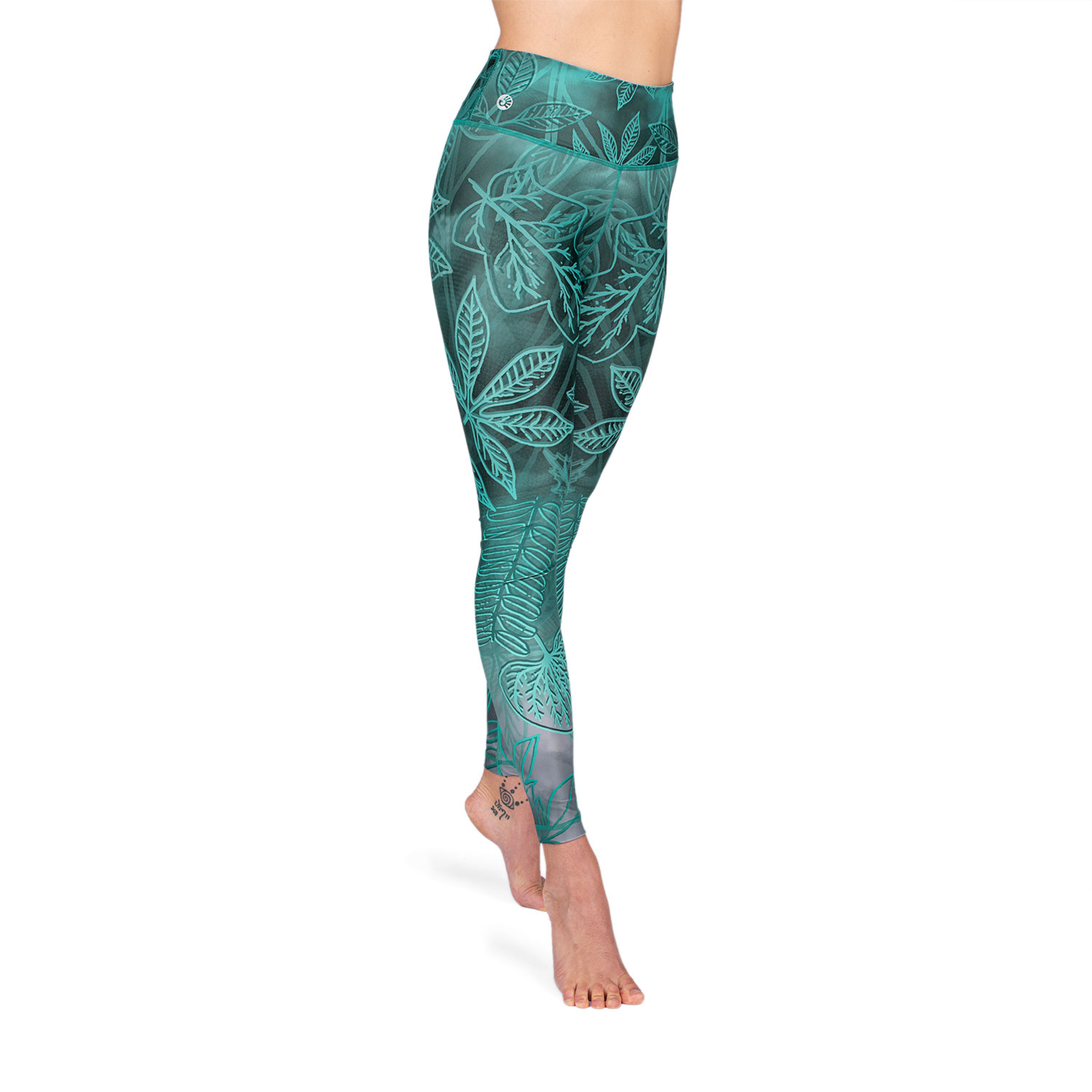 23132_l1001h-niyama-yoga-leggings-enchanted-forrest-high-waist-frontal-petrol