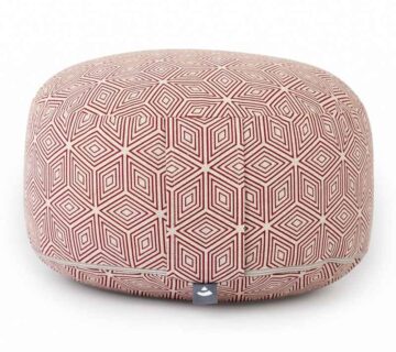Bodhi Yoga Bodhi BIG RONDO jastuk za meditaciju Classic SATKA 31 x 21,5 cm punjenje od pira Boja: crvena - cover