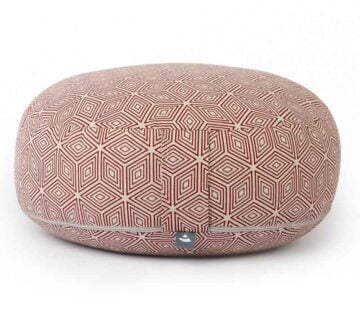 Bodhi Yoga Bodhi BIG RONDO jastuk za meditaciju Classic SATKA 38,5 x 18,5 cm punjenje od pira Boja: crvena - cover