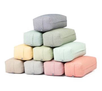 Bodhi Yoga Bodhi SALAMBA bolster za jogu Classic Dobby 64 x 24,5 cm kapok ispuna Boja: boja lješnjaka - cover