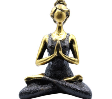 Ancient Wisdom AWG Yoga Lady figurica Namasté - bronca - crna 24 cm - cover