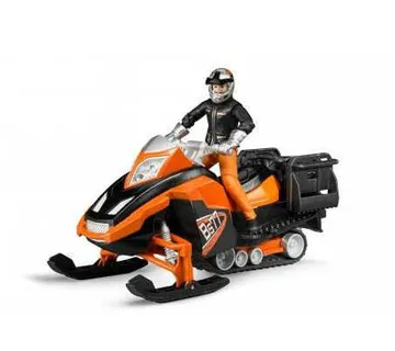 Bruder snowmobile sa vozačem i opremom - cover